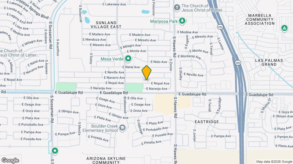 8162 E Nopal Ave Map and Location Details