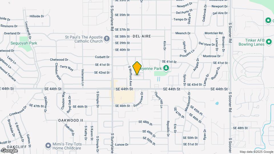 4409 SE 43rd St Map and Location Details