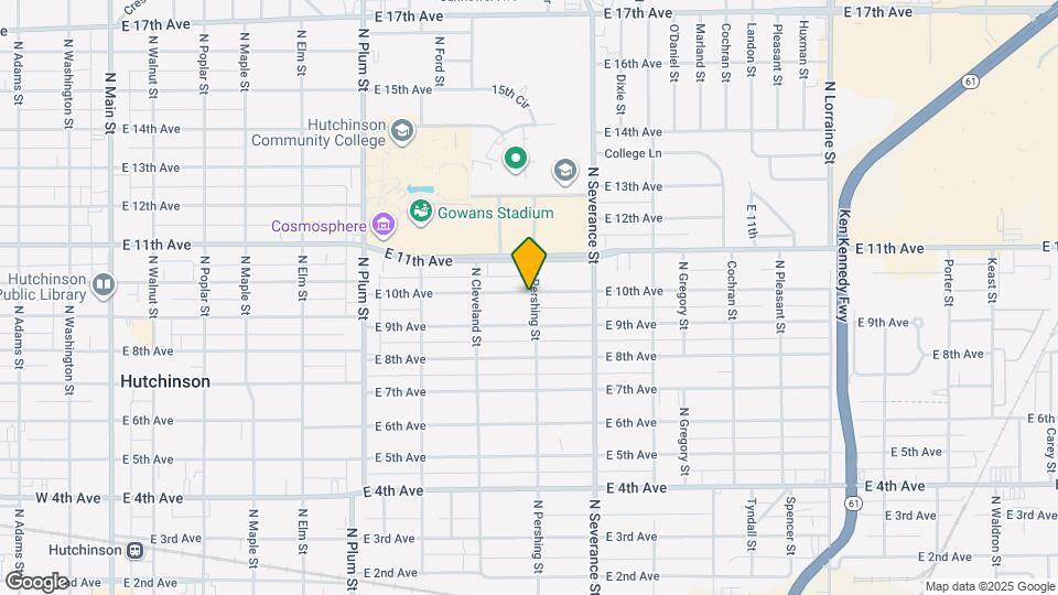 731 E 10th Ave Map and Location Details