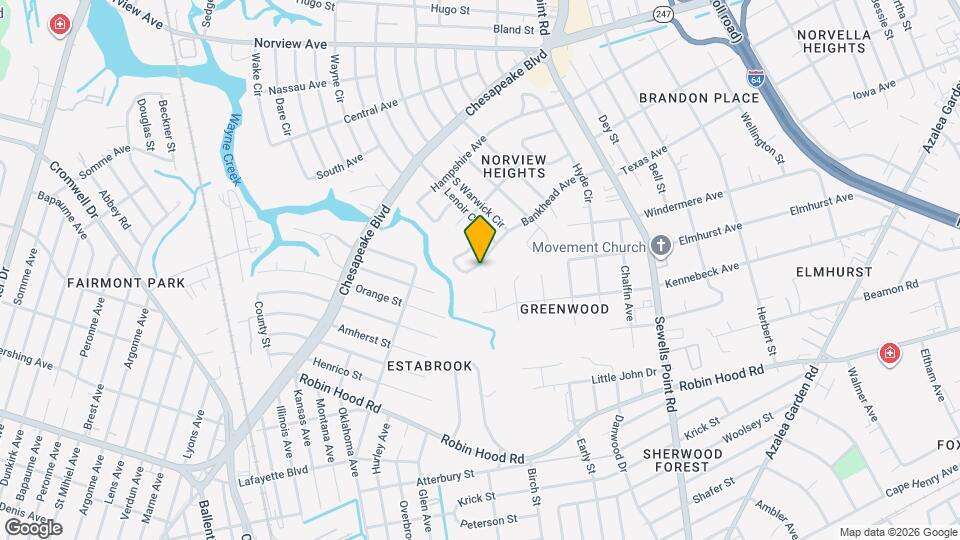 4549 Bankhead Ave Map and Location Details