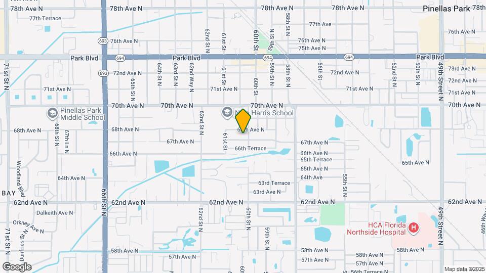 6011 67th Ave N Map and Location Details