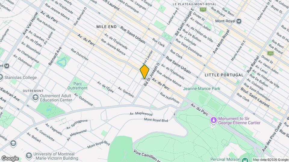 373 Saint-Joseph Boul O Map and Location Details