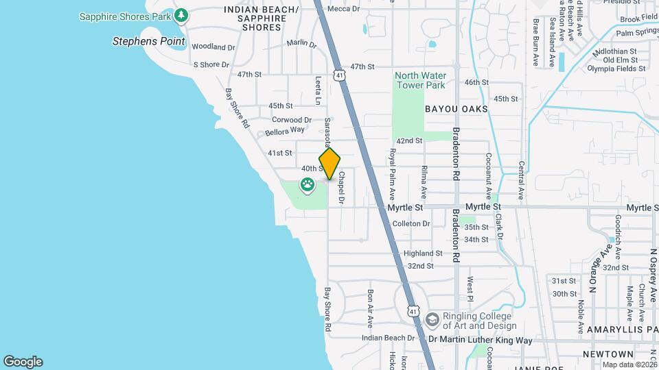 3906 Sarasota Ave Map and Location Details