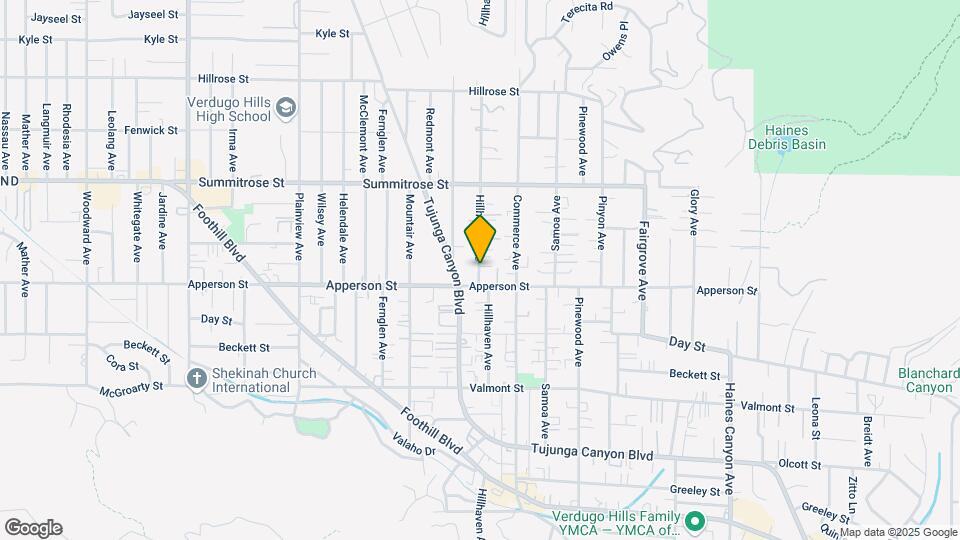 10324 Hillhaven Ave Map and Location Details