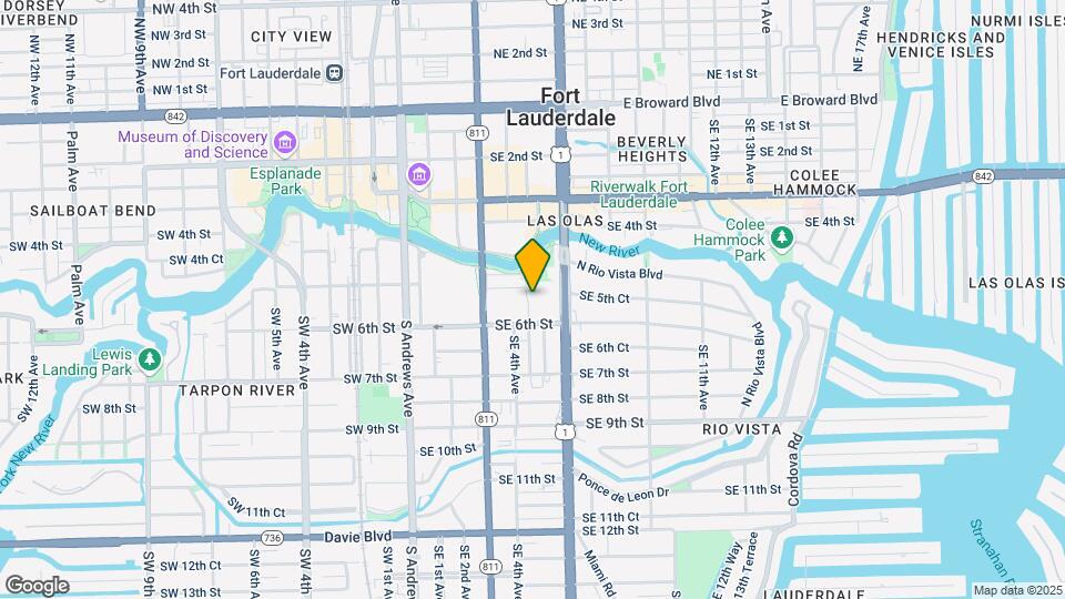 520 SE 5th Ave Map and Location Details