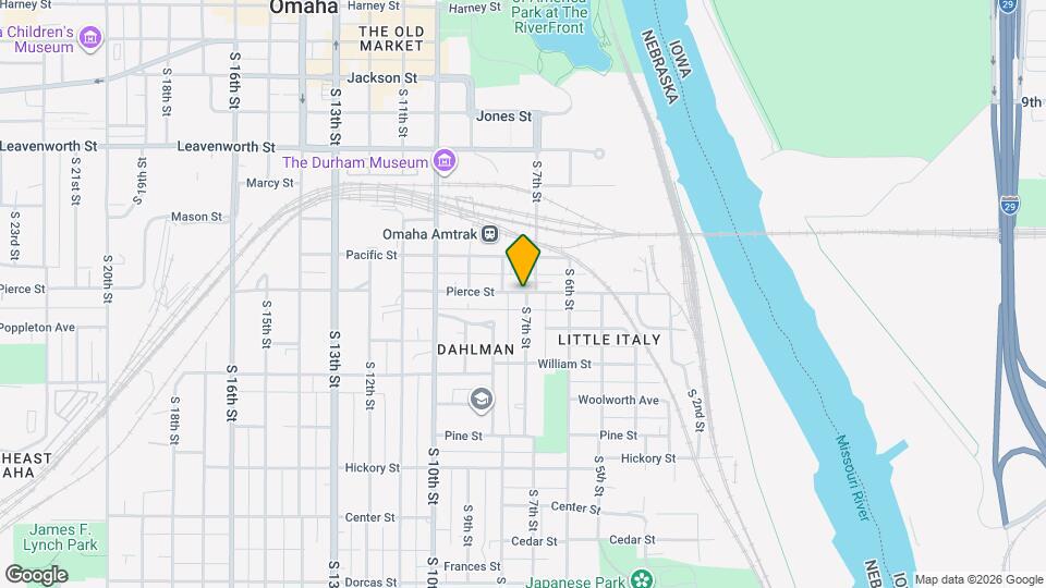 701 Pierce St, Unit Main Map and Location Details