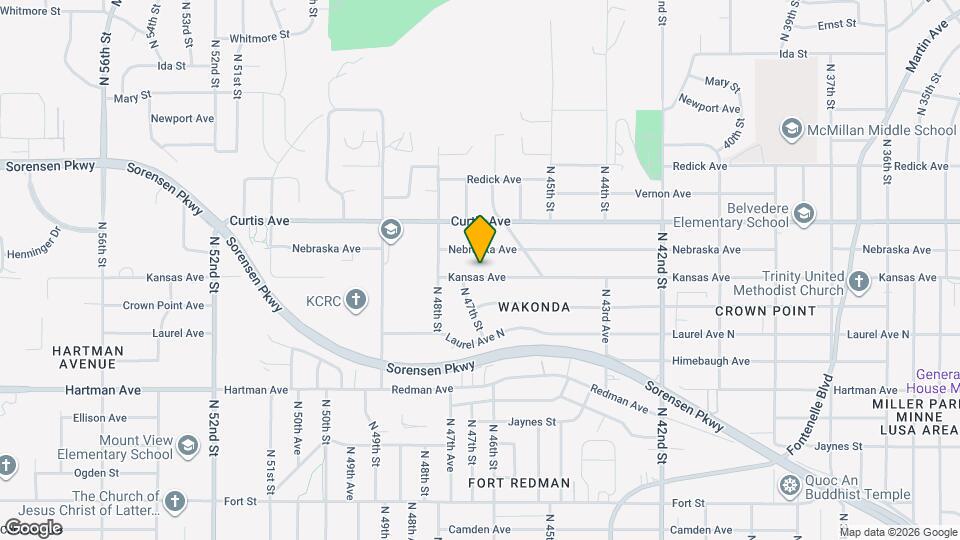 4686 Kansas Ave Map and Location Details