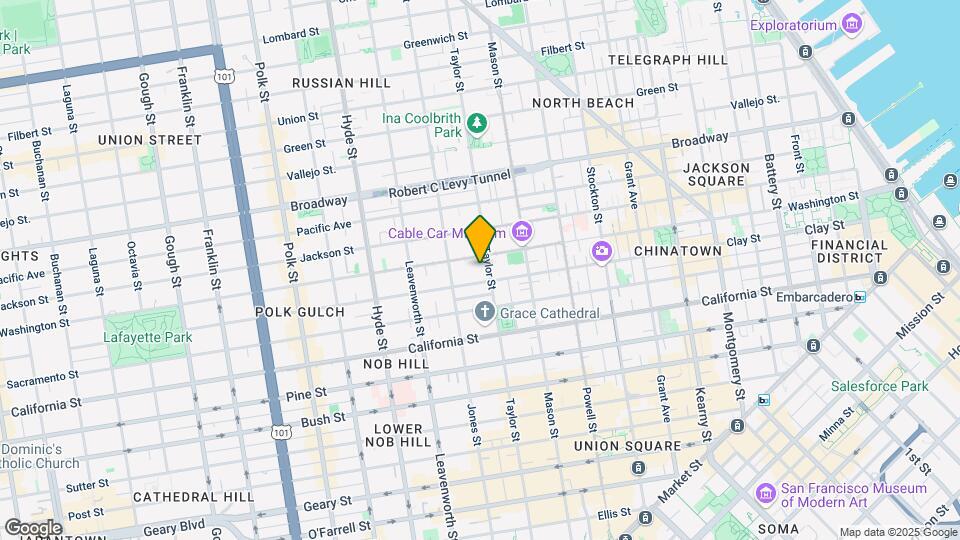 1225 Taylor Mapa y Detalles de la Ubicación