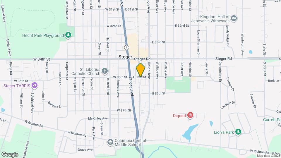 22 E 35th St, Unit Unit 2 Map and Location Details