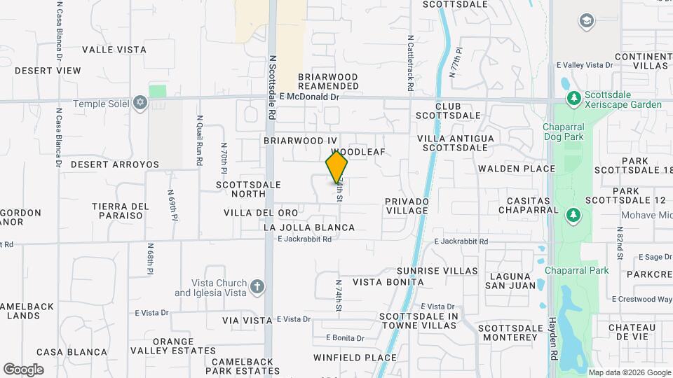 7388 E Laredo Ln Mapa y Detalles de la Ubicación