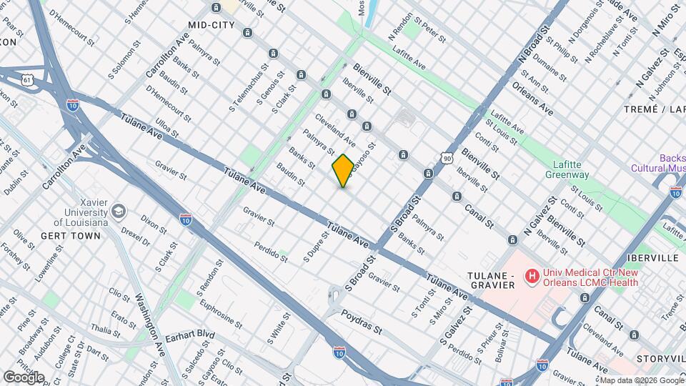 2922 Banks St Map and Location Details