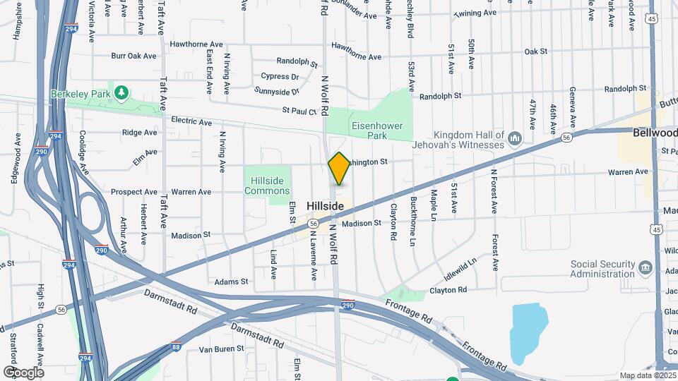443-457 N Wolf Rd Mapa y Detalles de la Ubicación