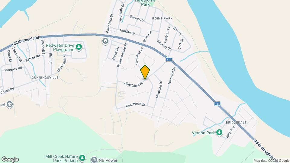 Hillsdale Townhome Map and Location Details