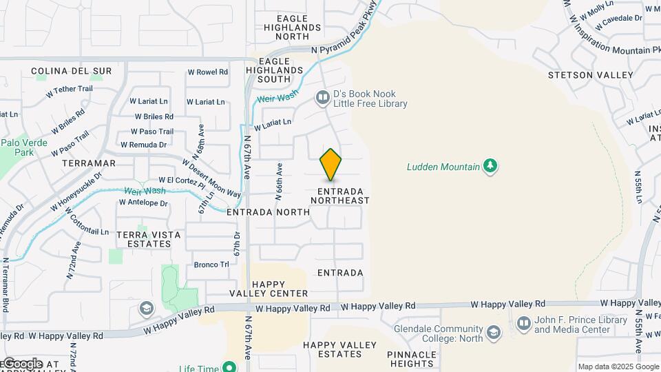 6406 W El Cortez Pl Map and Location Details