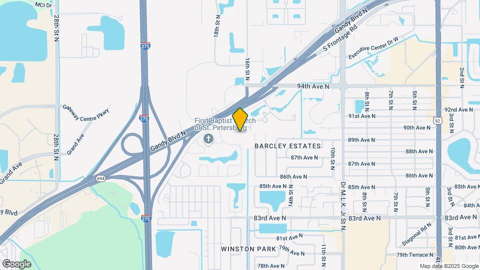 1400 Gandy Blvd N Map and Location Details