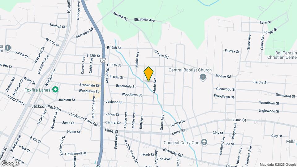 1304 Hawthorne St Map and Location Details