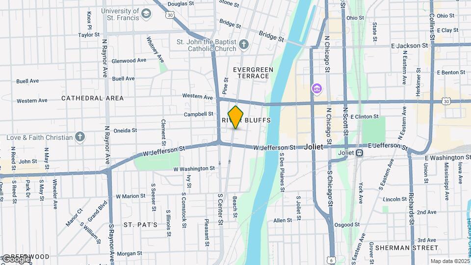 316 Oneida St Map and Location Details
