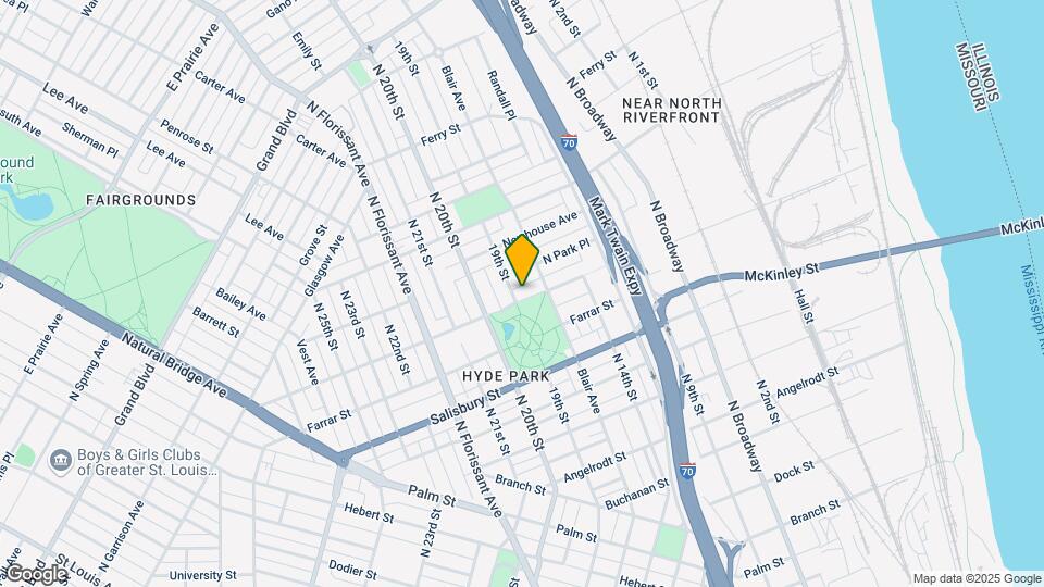 1525 Bremen Ave Map and Location Details