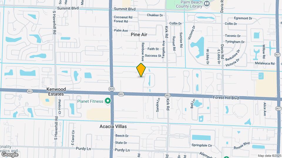 1714 Forest Lakes Cir Map and Location Details