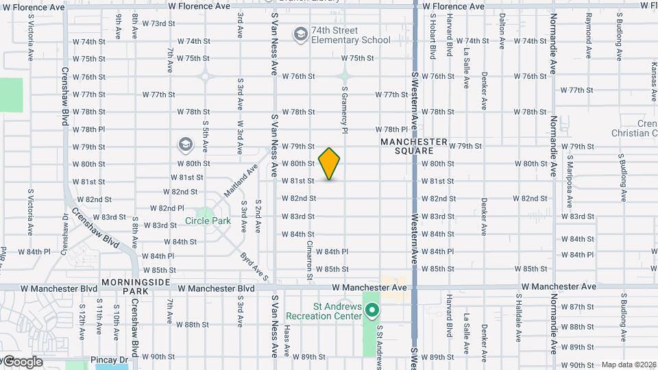 2028 W 81st St Mapa y Detalles de la Ubicación