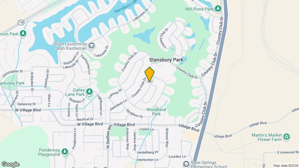 749 Country Club Dr Map and Location Details