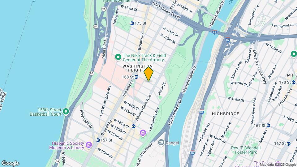 512 W 168th St Map and Location Details
