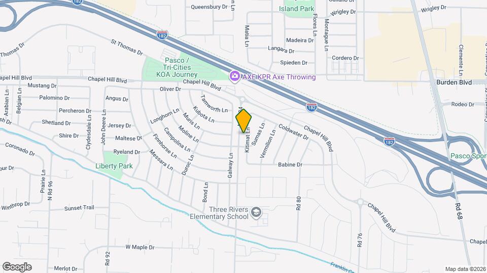4410 Kitimat Ln, Unit 1217 Map and Location Details