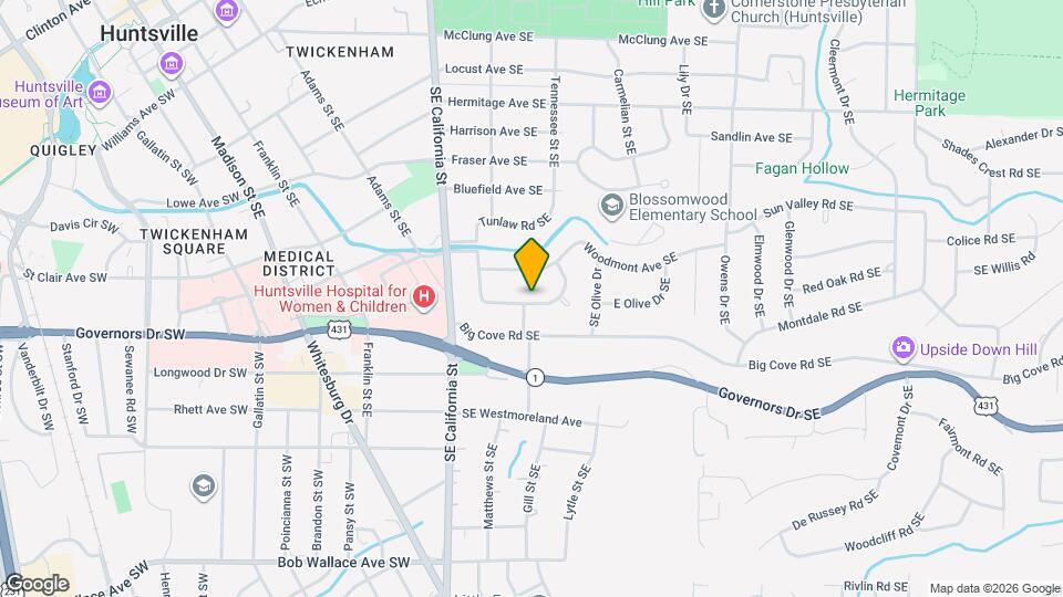 1403 Lowell Dr SE Map and Location Details