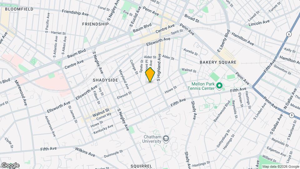 5924 Elwood St Map and Location Details