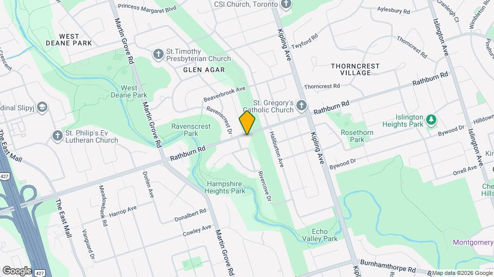 173 Rathburn Rd Map and Location Details