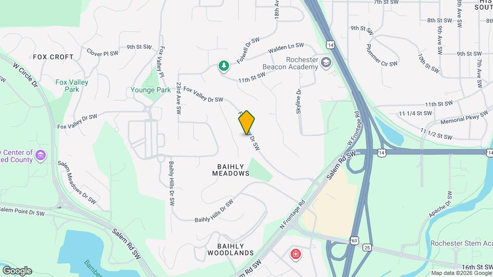 1966 Fox Valley Dr SW Map and Location Details