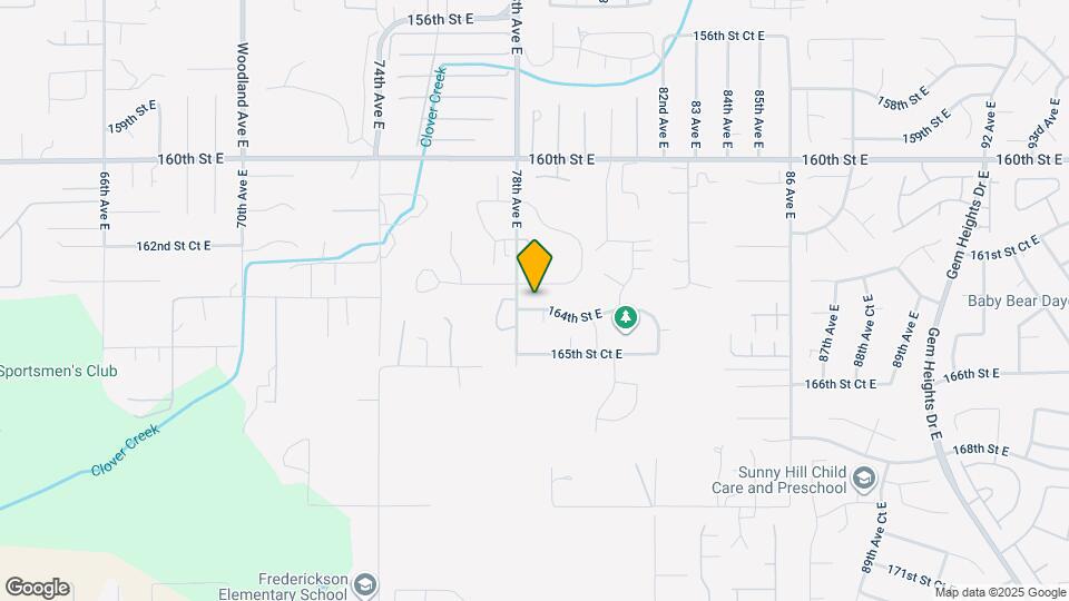 7811 164th St E Mapa y Detalles de la Ubicación