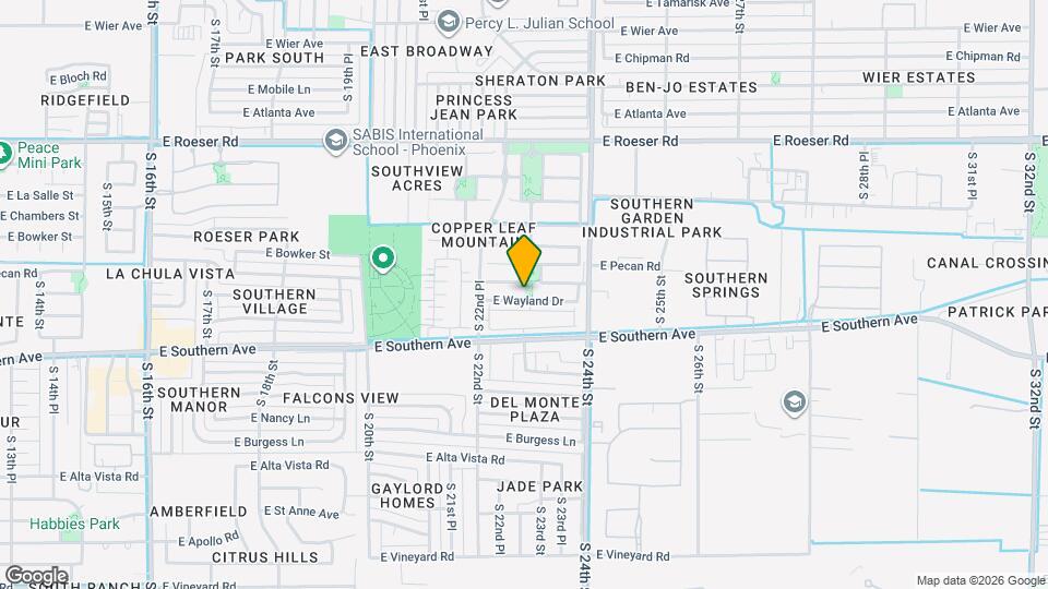2250 E Wayland Dr Map and Location Details