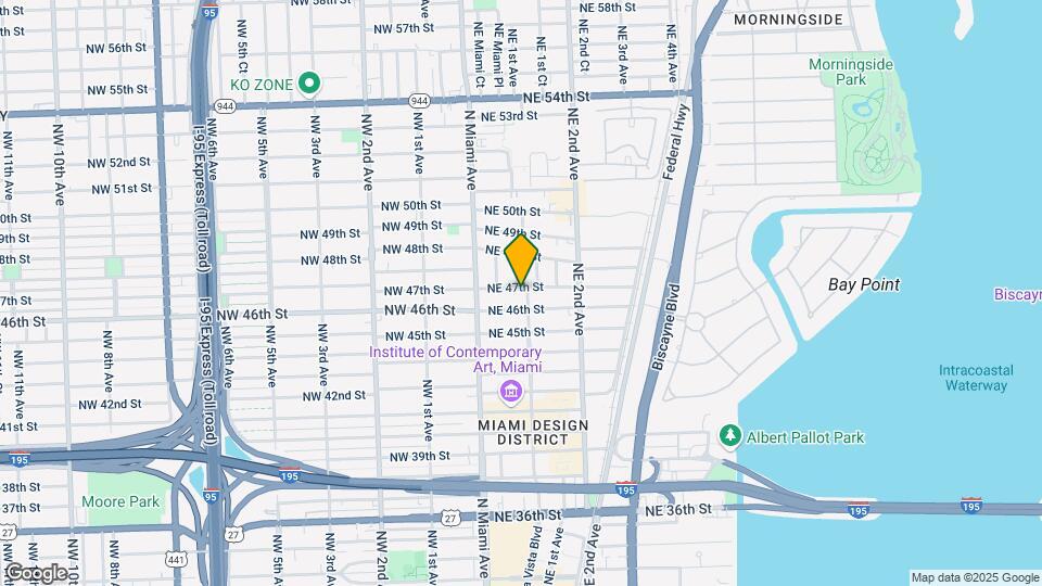 86 NE 47th St Map and Location Details