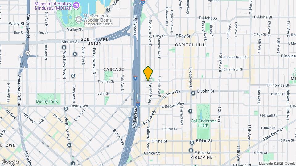 321 E Thomas St Map and Location Details