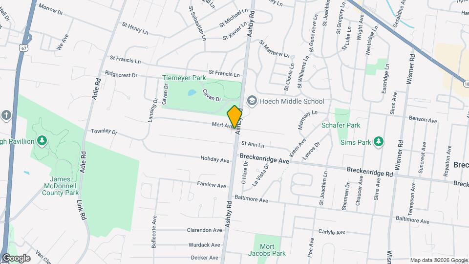 3229 Ashby Rd Map and Location Details