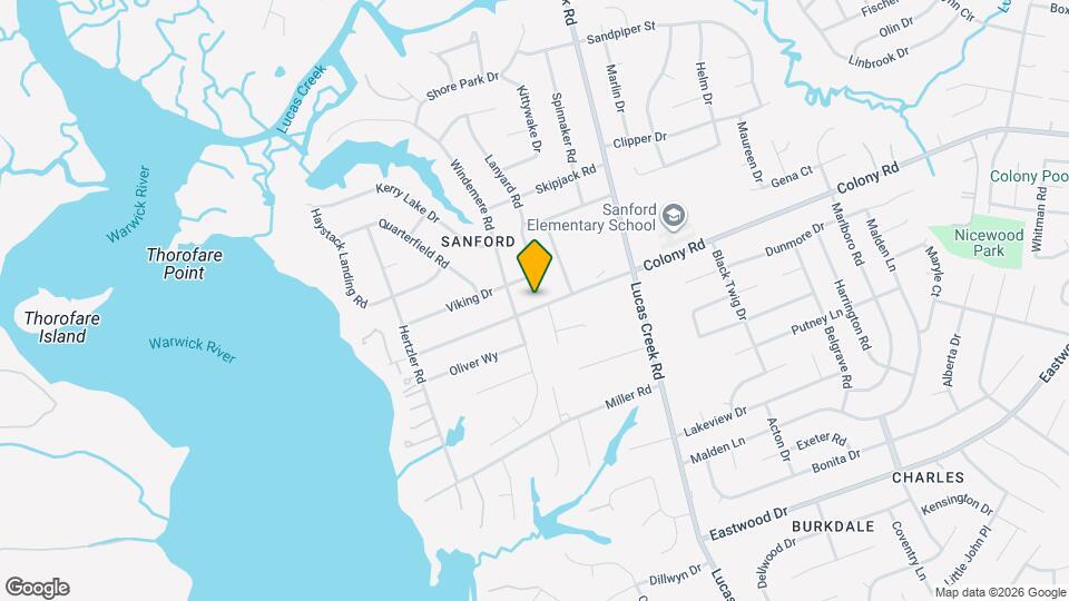 548 Colony Rd Map and Location Details