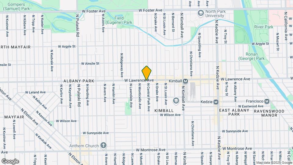 3601 W Lawrence St Map and Location Details