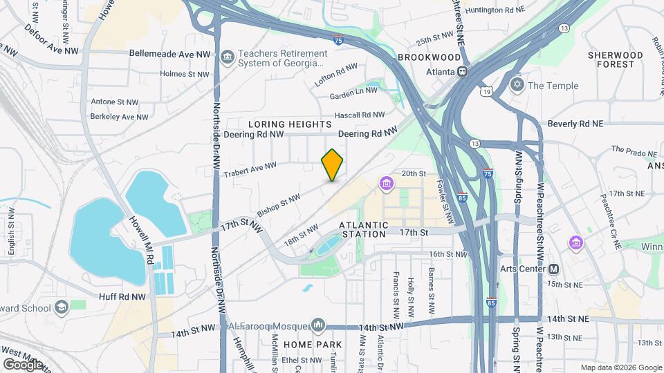 400 Bishop St NW Mapa y Detalles de la Ubicación