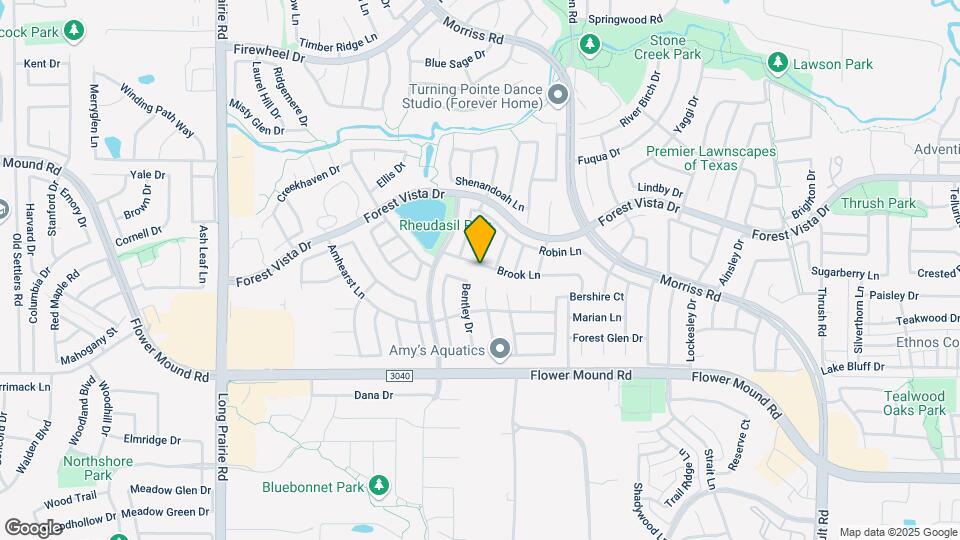 1933 Brook Ln Map and Location Details