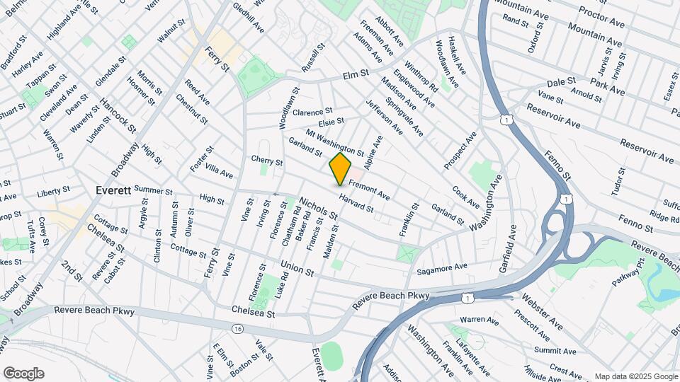 78 Harvard St, Unit 1 Map and Location Details