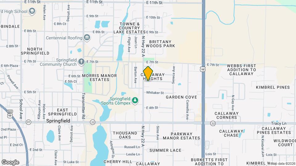 5012 Collins St Map and Location Details