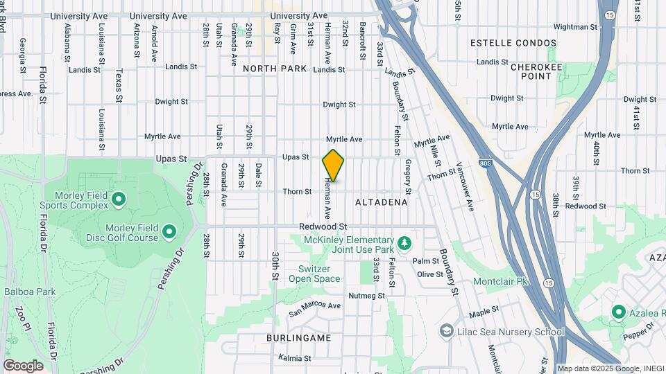 3309 Herman Ave Map and Location Details