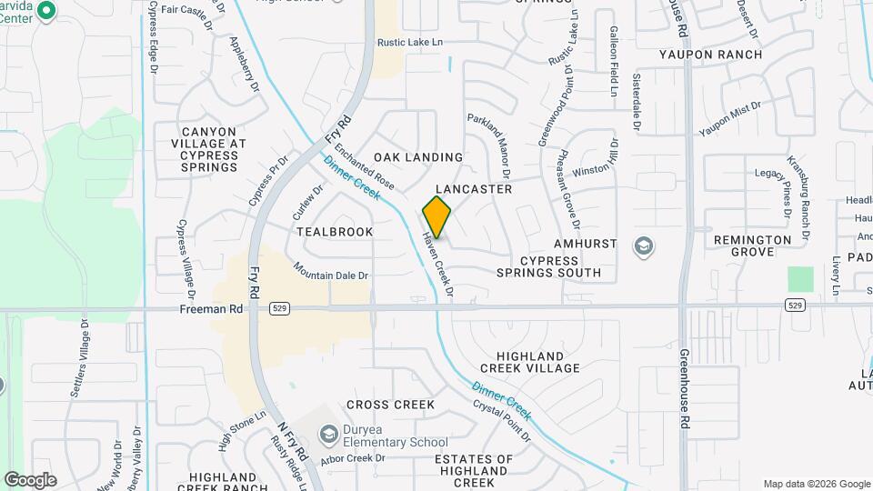 7118 Haven Creek Dr Map and Location Details