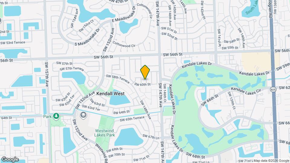 5920 SW 148th Ave Map and Location Details
