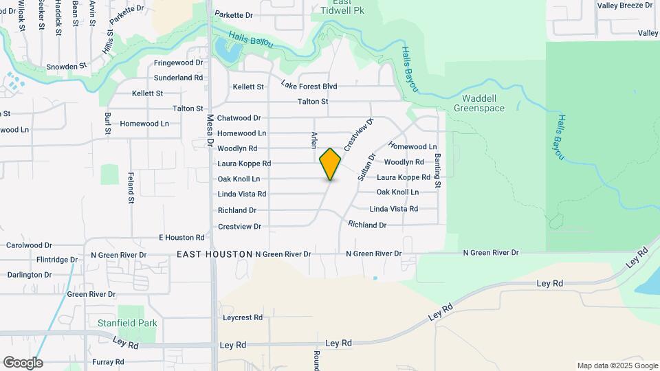 9334 Crestview Dr Mapa y Detalles de la Ubicación