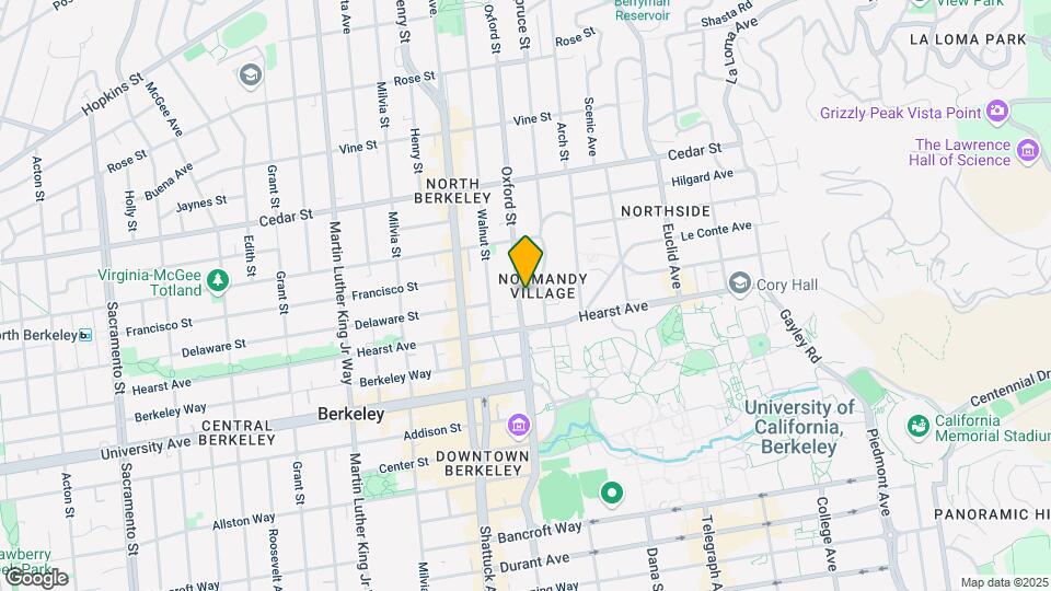 1793 Oxford St Map and Location Details