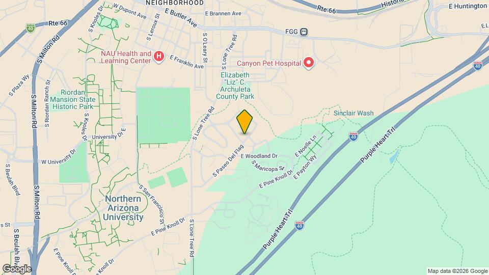 300 S Paseo del Flag, Unit #1 Map and Location Details