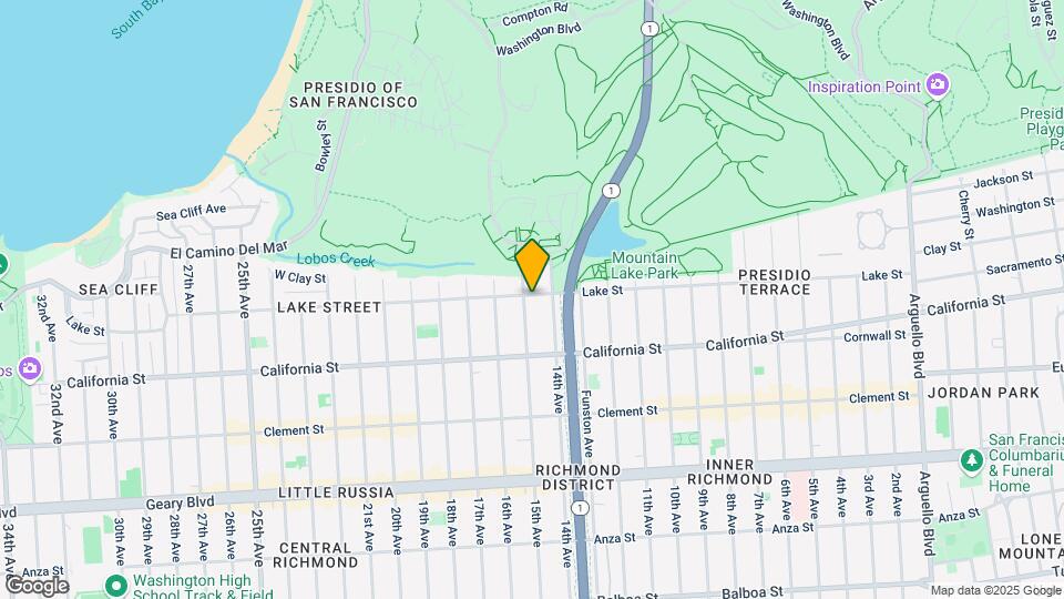1341 Lake St Map and Location Details
