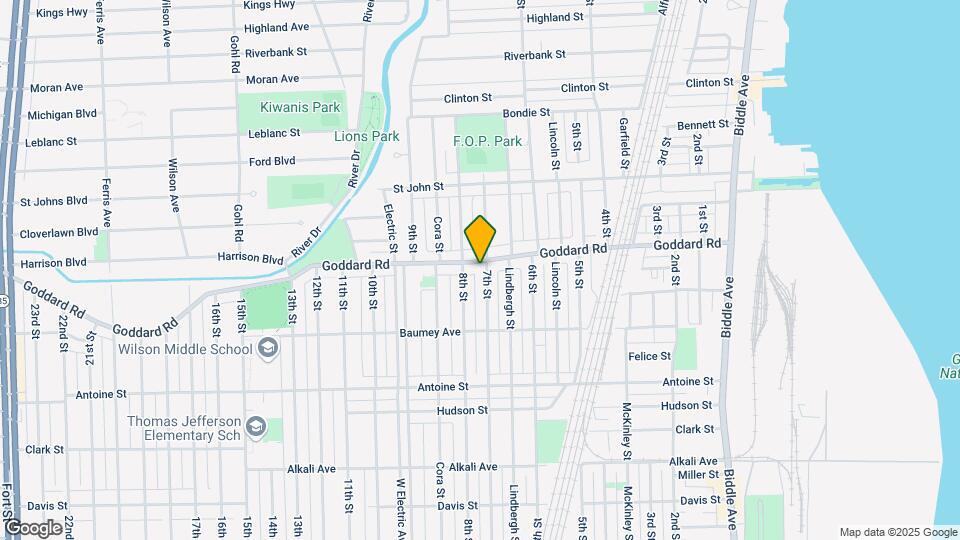 711 Goddard St Map and Location Details
